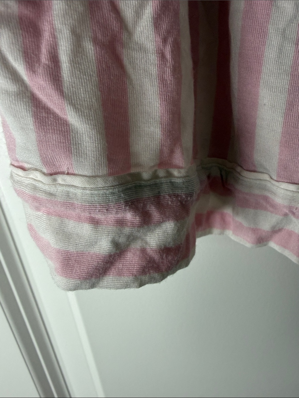 Victoria's Secret Pink and White Striped Pajama Set - Picture 6 of 11